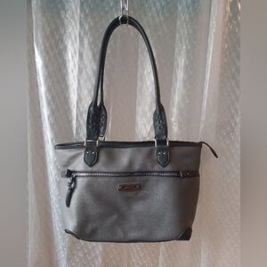 Rosetti Gray Shoulder Purse